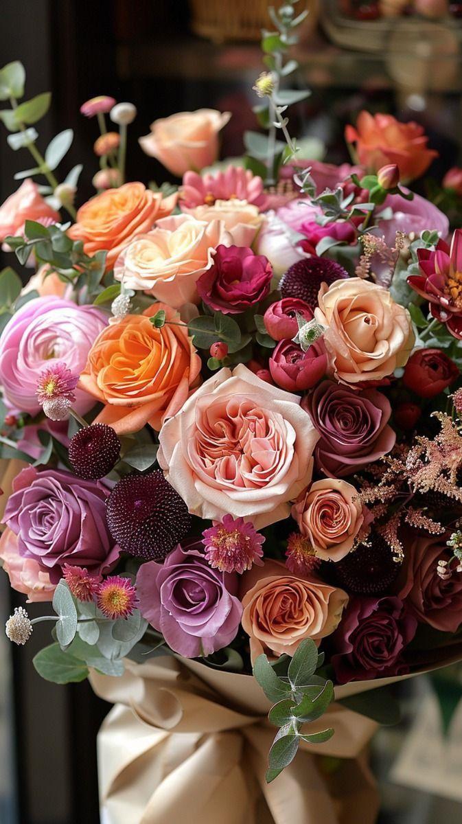 Professional floral arrangement in modern corporate setting